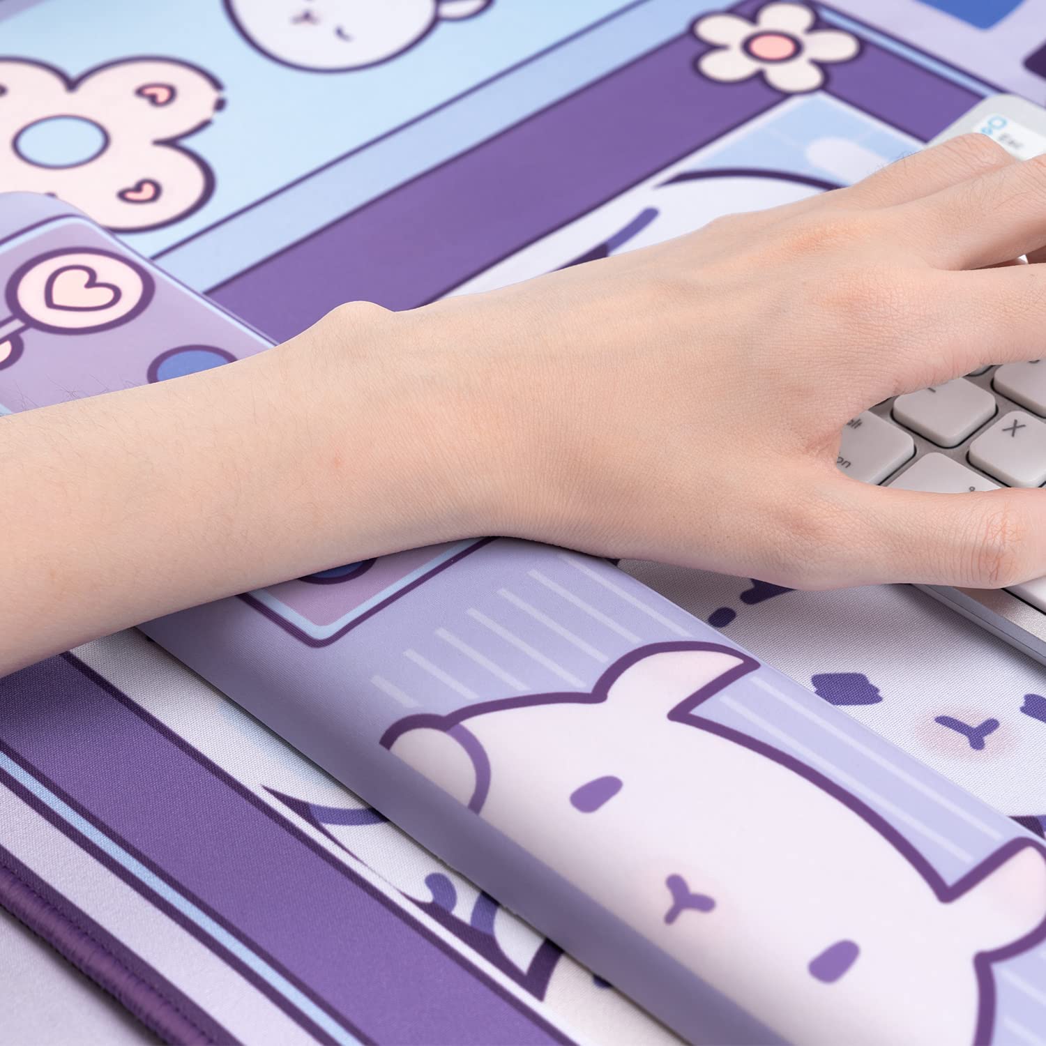 Büyük Kawaii oyun Mouse Pad se - Tradescantia Purple incelemesi ve fiyatı